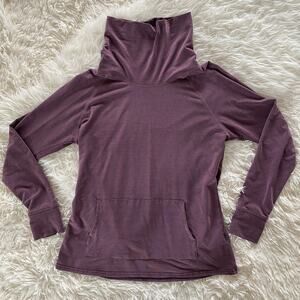 Kuhl Alea Cowl Neck Pullover in Purple, size L